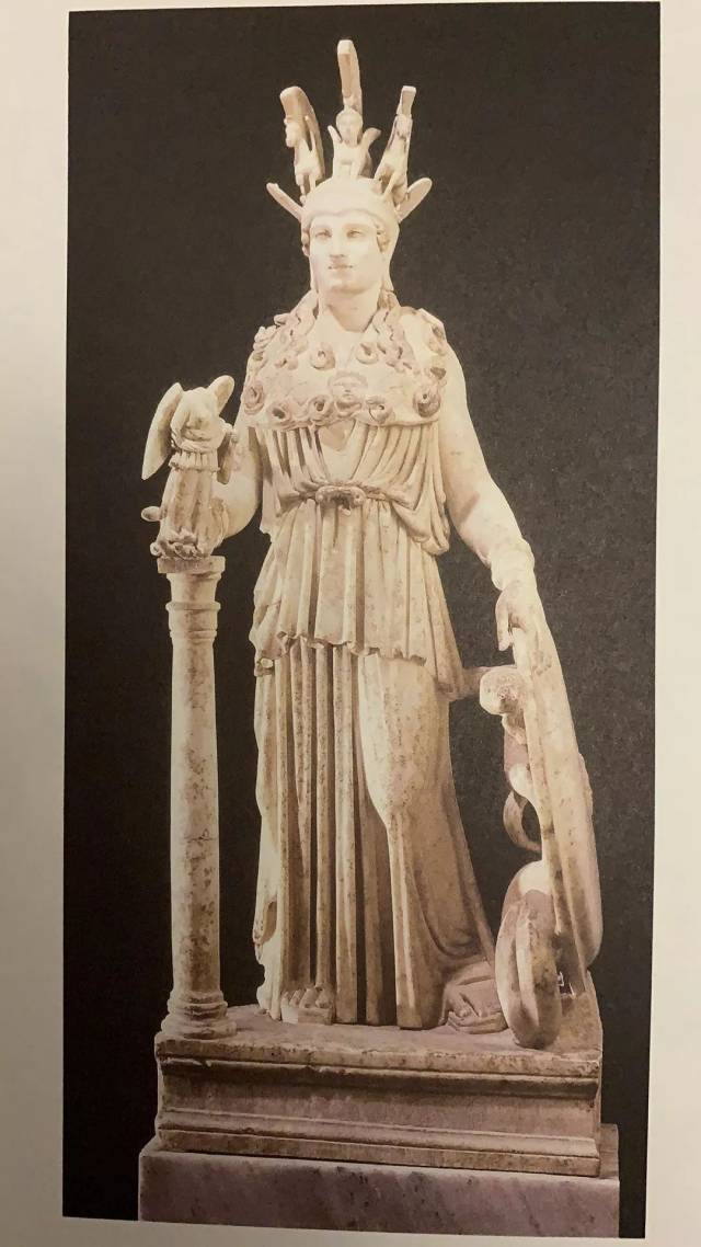 帕特农神庙的雅典娜