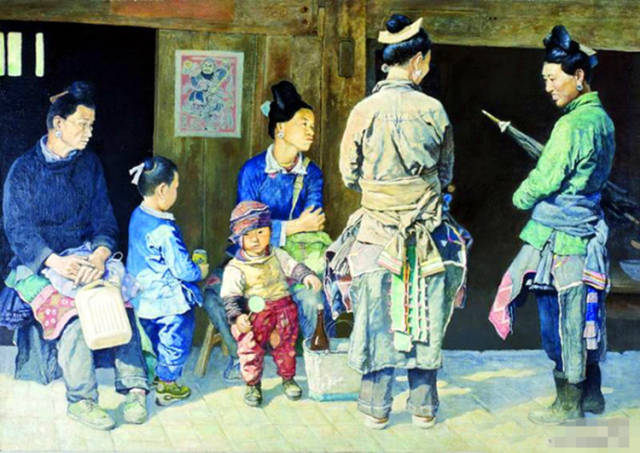 中国油画家陈少立人物油画作品欣赏