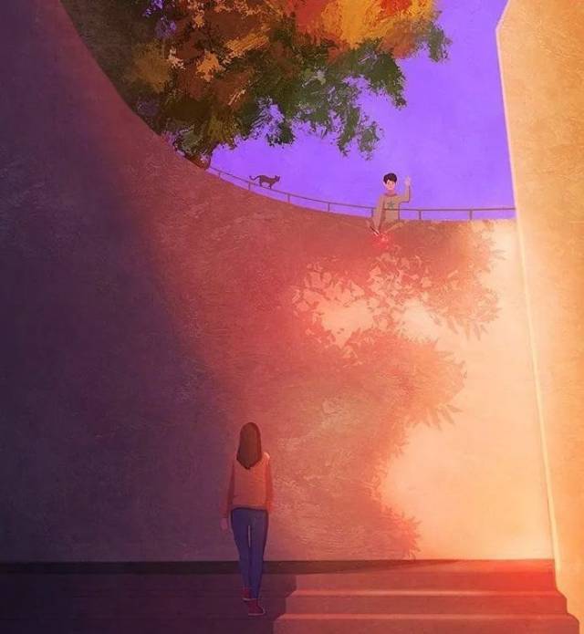 你没有舍不得,我也不好意思难过.