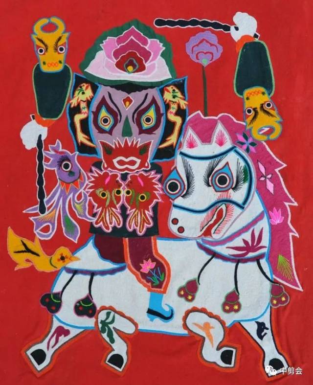 布堆画作品 高凤莲 陕西