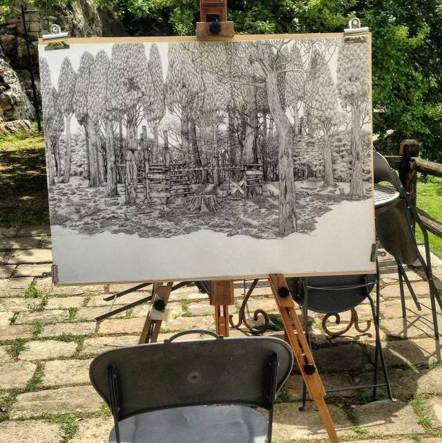 同一支画笔人家自学画画3年,素描就如此细腻,你画的为啥那么烂