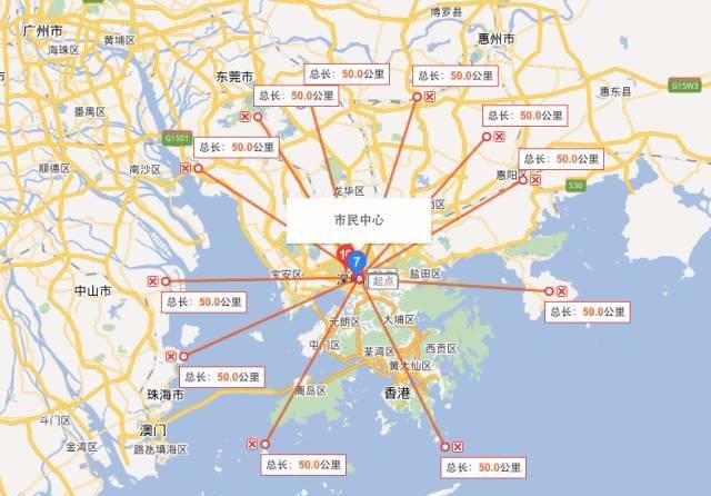 3,从地理位置上看,前海 宝安中心更适合深圳核中心区及粤港澳都市圈