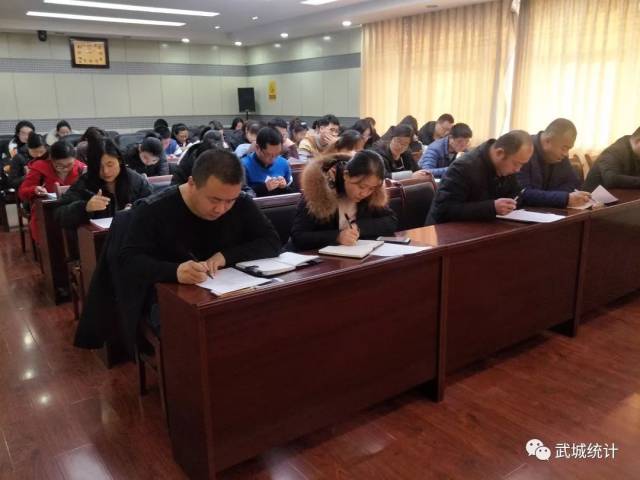 会上,武城县第四次全国经济普查领导小组办公室主任,统计局局长赵子坡