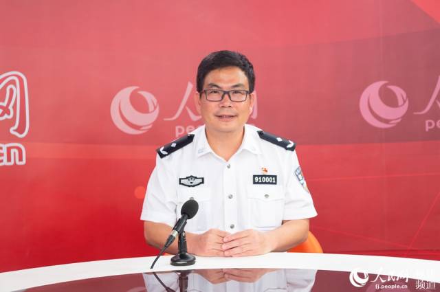 宁德市公安局蕉城分局局长黄经禄 焦艳摄