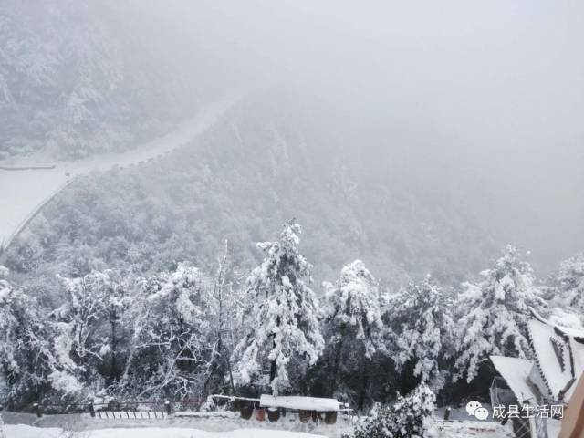 惊艳!陇南成县鸡峰山雪美景如画,神秘绝美的仙境!