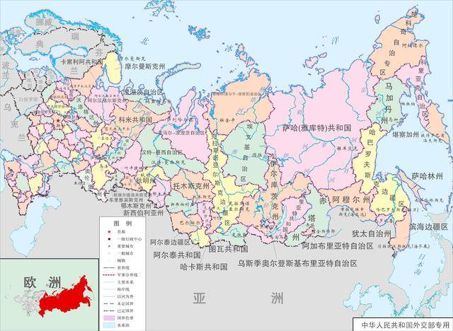 为何占据北亚的俄罗斯是传统的欧洲国家