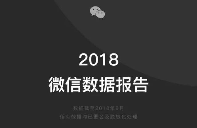 2018微信数据报告出炉，每一个数字都超扎心的……