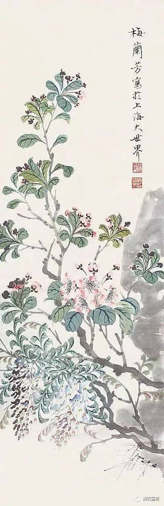 梅兰芳的花鸟画,绝无俗气!