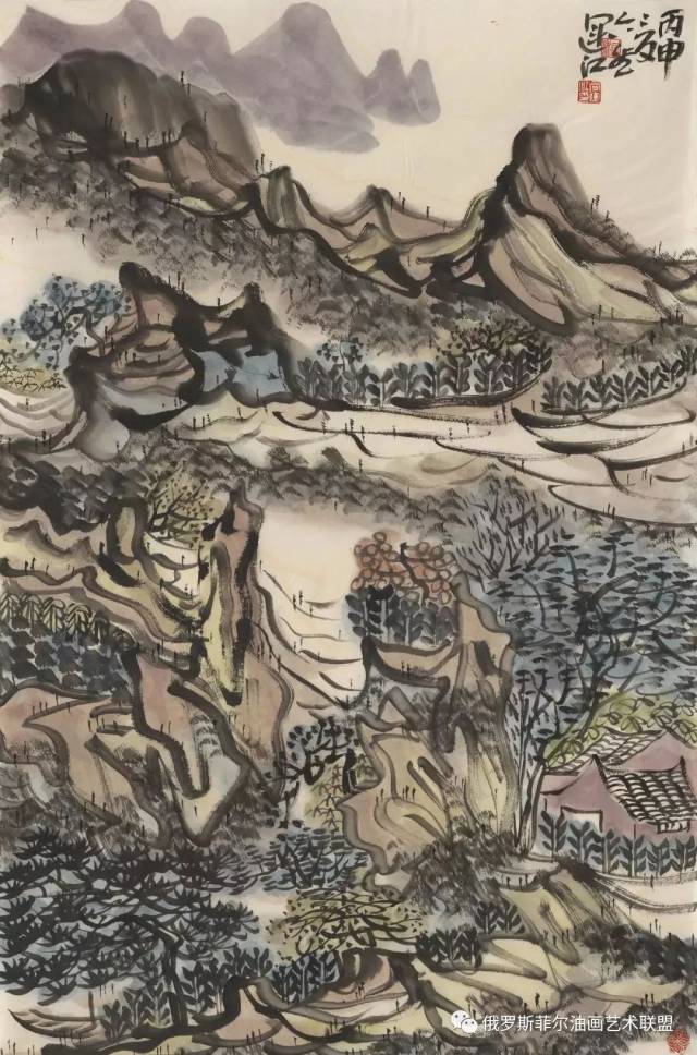 中国书画家向运江国画作品赏析