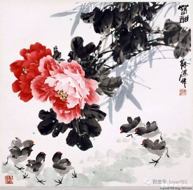 【书画】徐湛花鸟画作品30幅欣赏