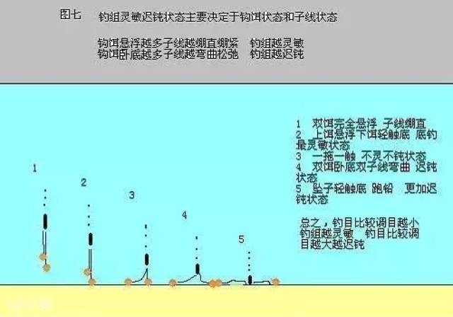 我们要来根据不同饵重来调整我们自己舒适的调钓才是重要的.