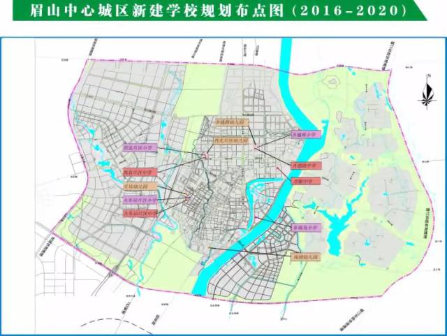 眉山主城区9所公办学校今年将建成招生啦,在你家附近没?