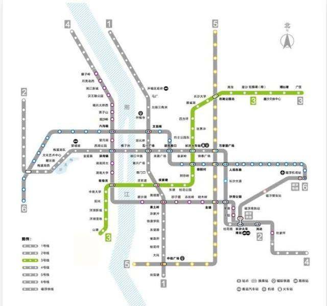 长沙地铁3号线将延至株洲 标志色调为酒绿色