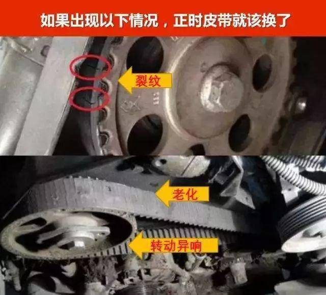 最无奈:上面说的发动机出现异响的时候,经过检查是正时皮带故障 最伤