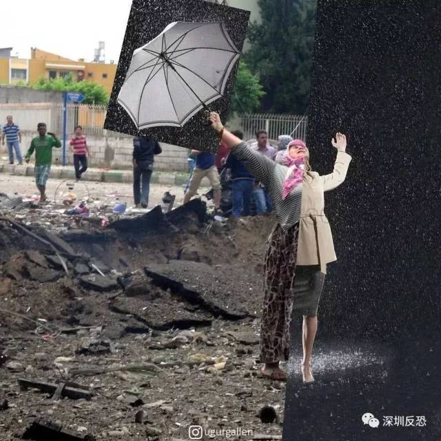 战争与和平:摄影师将两个世界的照片合并在一起后,效果超震撼!