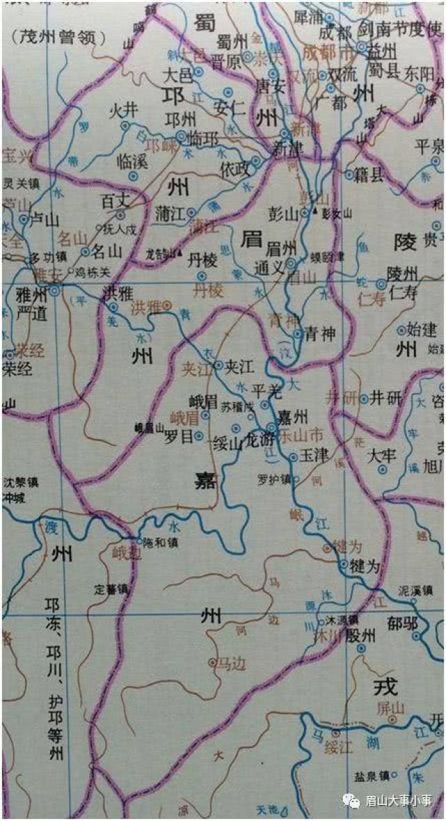 眉山与峨眉山有什么关系?