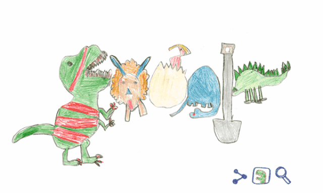 堪称艺术品的google doodle怎么成了丑萌的儿童画?