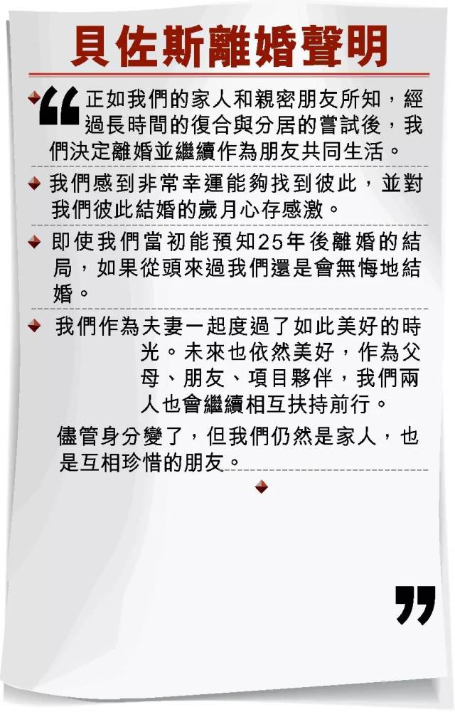 亚马逊创始人离婚 出轨朋友妻！童话里都是骗人的