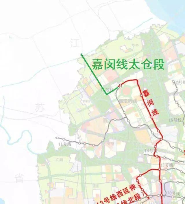 上海市轨道交通计划:嘉闵线还将要向北延伸到太仓