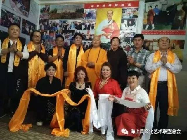 华文视讯@海上风&报道《张悦明在上海“海灯堂”举办纪念海灯法师