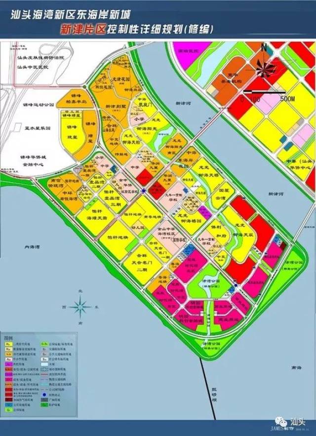 东海岸新城新津片区最新规划图(2019.1.11)