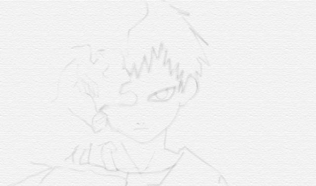 动漫人物素描教程——男生头像vs女生头像