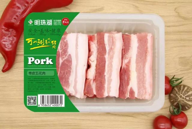 和高密封的"冷链包装"技术 使"冷鲜猪肉"在一周内保持高品质,原生态