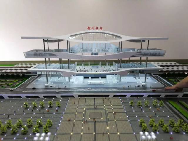 赣州高铁西站模型图