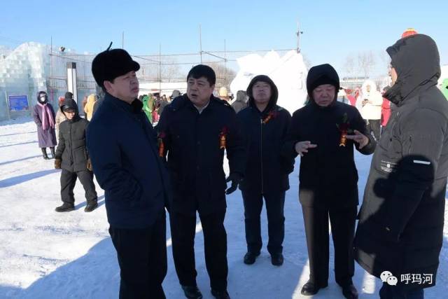 呼玛县"鹿鼎山文化"主题冰雪乐园开门迎客