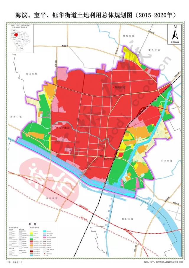 关于宝坻林亭口,口东,海滨,宝平,牛道口等24乡镇街道土地利用总体规划