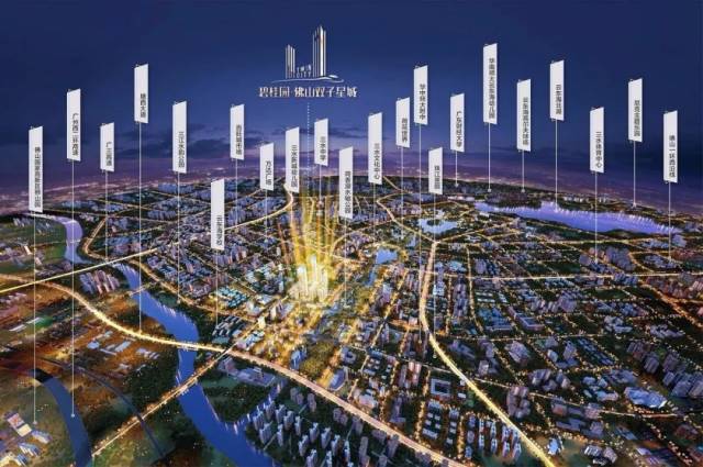 三水cbd城市新地标碧桂园佛山双子星城25产业园