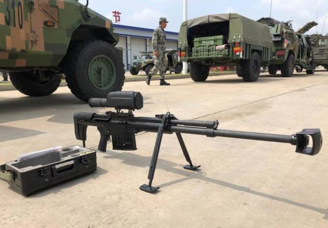 m82a1"巴雷特"大口径半自动狙击步枪1982年研制成功,这三十多年来