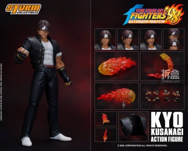 storm toys kof 拳皇98 草剃京1:12可动人偶