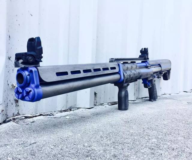 枪械库:【近战绝杀霸王】美国kel-tec ksg战斗霰弹枪