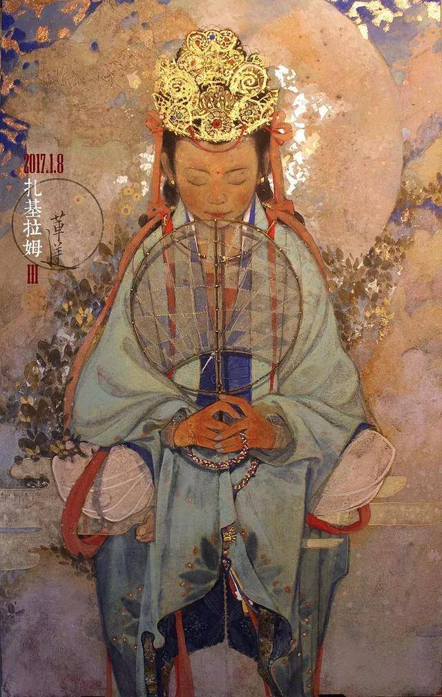 01  西藏的女财神——《扎基拉姆》 吴洋用dior彩妆给女财神细细的上