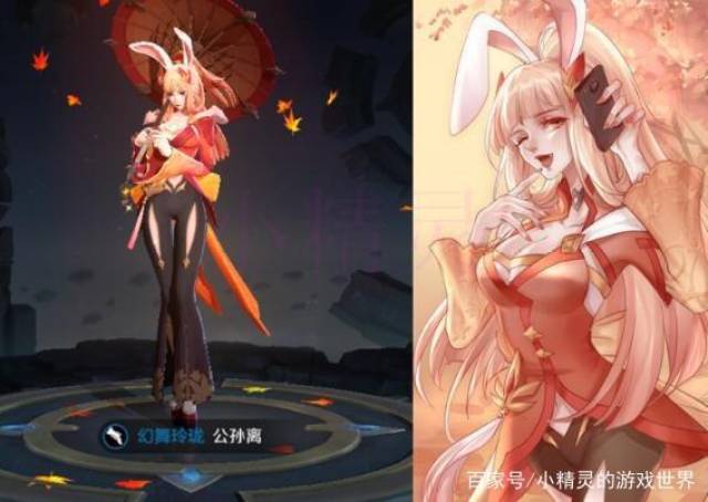 王者荣耀:玩家手绘峡谷五美!女英雄们展现出独有的魅力