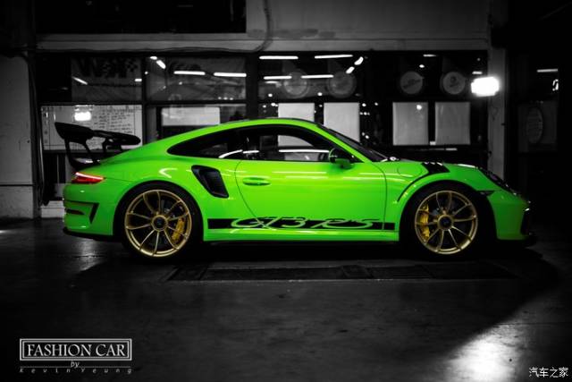 保时捷911gt3rs改装,保时捷911gt3rs 世界最有魅力的绿色 为赛道而生的保时捷911gt3rs