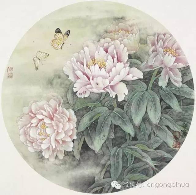 国画工笔花鸟 蒋国良作品