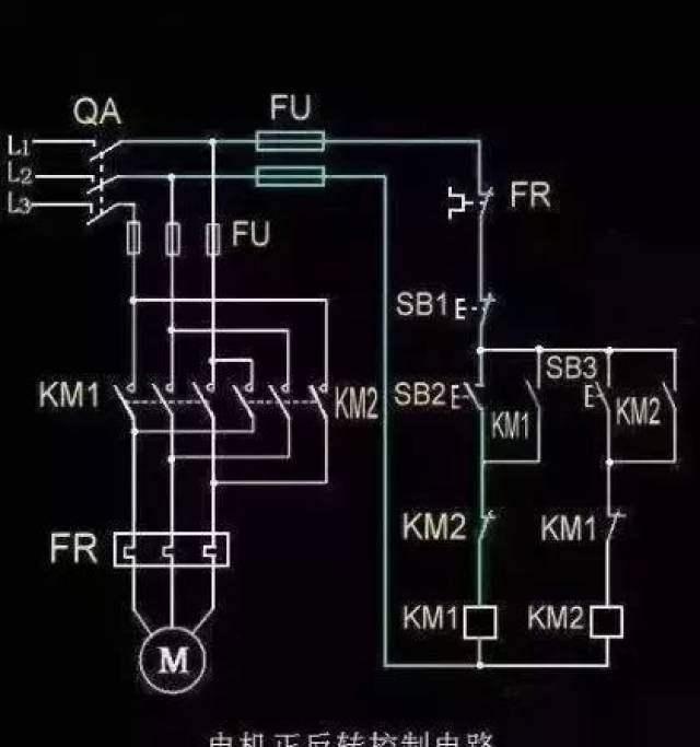 6,三相电动机正反转 互锁控制电路.