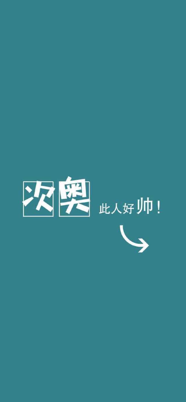 【全面屏壁纸】很酷,不聊天