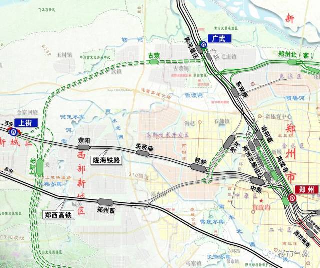 在此前的新闻报道中被提及的郑州北(规划客站)究竟在哪里?