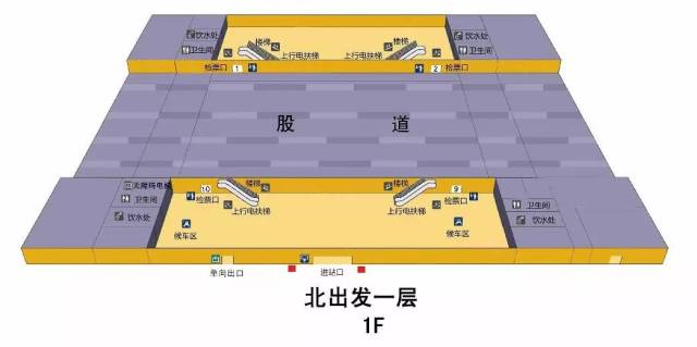 厦门北站的北进站口与厦门地铁