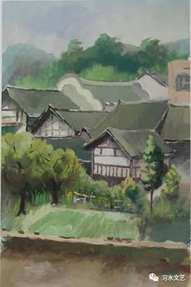 我县在遵义市2018年"祖国好·家乡美"获奖作品展示(绘画)