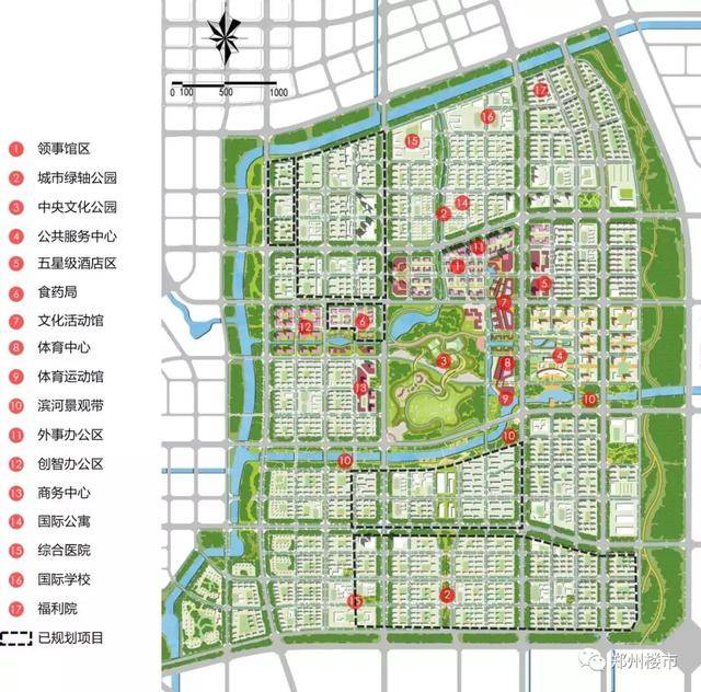 年终盘点:新郑荥阳最新规划,港区领事馆与小李庄车站确定规划!