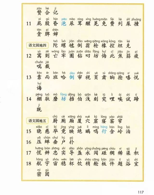 部编版小学一二年级(下册)生字表,寒假提前预习!