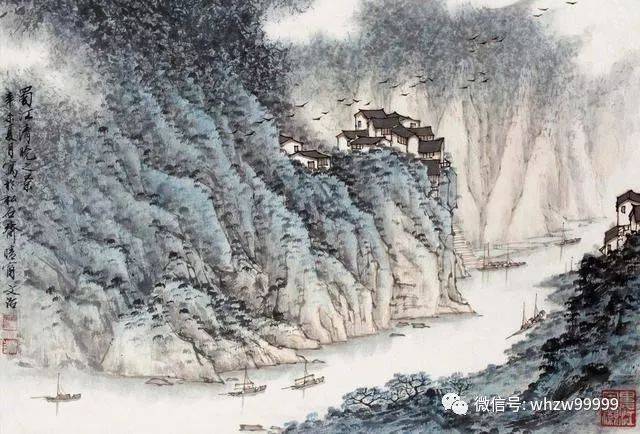 01  望天门山 【唐·李白】 天门中断楚江开,碧水东流至此回.