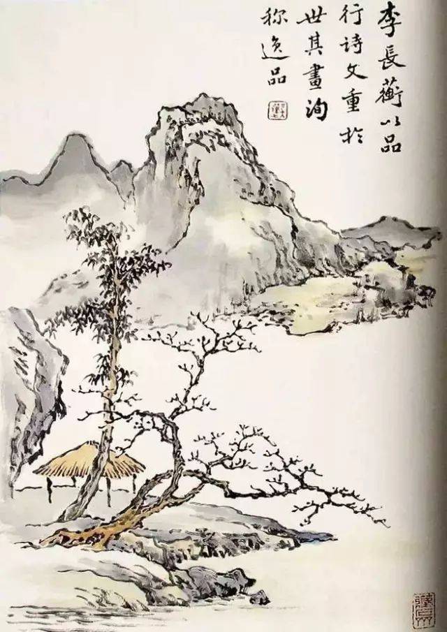 《芥子园画谱》山水,点景人物精选,美不胜收!