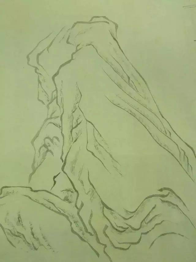 名师课堂:石涛式绿水青山画法示范