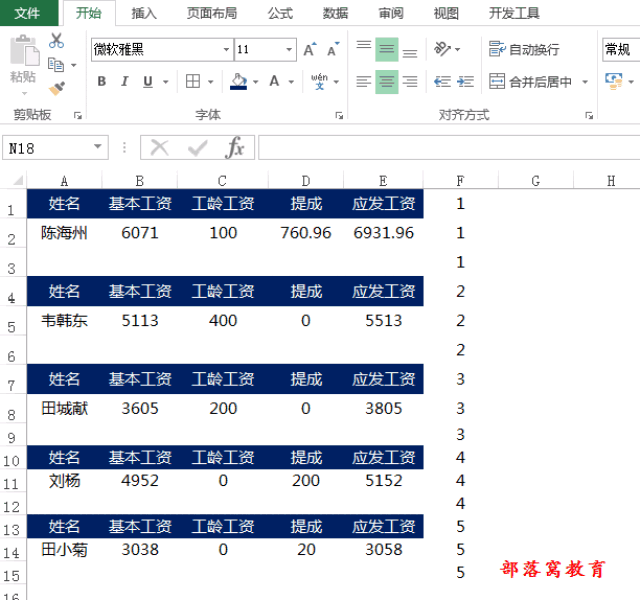 excel教程:hr和财务必看excel工资表总结教程