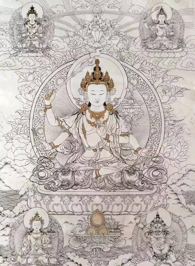 兹以红黄文殊为例.